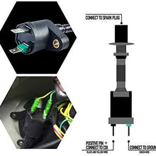 TRX300 Ignition Coil with 4929 DPR8EA9 Spark Plug for Honda TRX 300 FourTrax 1988 1989 1990 1991 1992 1993 1994 1995 1996 1997 1998 1999 2000