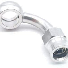 SHOUNAO Fit for AN3 Motorcycle Motor Bike Hydraulic Brake Oil Hose Line Banjo Fitting 90deg 10mm