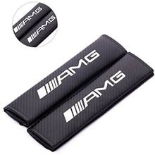 Amooca Spec-R ///AMG Carbon Fiber Seat Belt Cover Shoulder Pad Cushion - 1 Pair