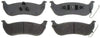 ACDelco 14D998CH Advantage Ceramic Rear Disc Brake Pad Set with Hardware