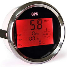 ELING Universal Digital GPS Speedometer Speedo Gauge ODO COG Trip for Car Motorcycle Truck Yacht Vessel 3-3/8'' (85mm) 9-32V