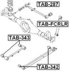 48704B4010 - Arm Bushing (for Lateral Control Arm) For Toyota - Febest