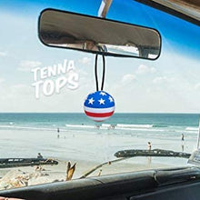 Tenna Tops Patriotic USA American Flag Car Antenna Topper / Rear View Mirror Dangler / Desktop Spring Stand Bobble