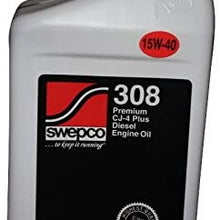 Swepco 308 15w40 Premium CJ-4 Plus Diesel Engine Oil Qt.