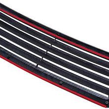 Universal Car Air Flow Intake Scoop Turbo Bonnet Vent Grills Cover Hood Decorate Fog Light Grille Covers (Color Name : Imitation Carbon)