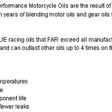 Lucas 20W-50 High Performance Motorcycle Oil Case Part No: A-10700