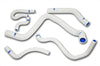 TT Racing White Silicone Radiator Hose Kit for Honda Civic B-series Type R B16A B16B DC2 EK4 EK9 EG6 EG12 TT1304CWH