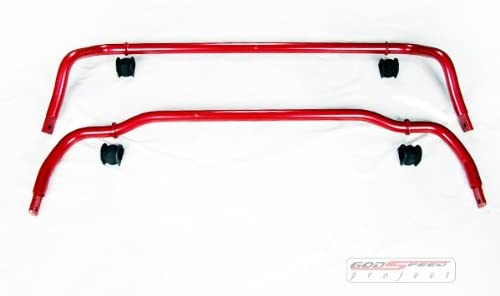Godspeed SB-029+SB-030 Anti Sway Bar Kit, Front And Rear Bar, compatible with Honda S2000 2000-09