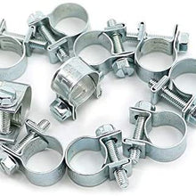 New 30 Pcs 1/4" 5/16" 3/8" Fuel Injection Gas Line Hose Clamps Clip Pipe Clamp