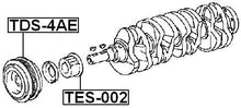 Harmonic Balancer Engine Crankshaft Pulley 4Afe/5Afe/7Afe/8Afe Febest TDS-4AE Oem 13470-16100