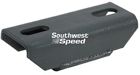 NEW SOUTHWEST SPEED SOLID TRANSMISSION MOUNT,REPLACES MOROSO # 62600,COMPATIBLE WITH POWERGLIDE,TH-350,TH-400,BORG-WARNER,MUNCIE,SAGINAW,CHRYS 4-SPEED,DOUG NASH 5-SPEED TRANSMISSION