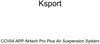 KSport CCV04-APP Airtech Pro Plus Air Suspension System