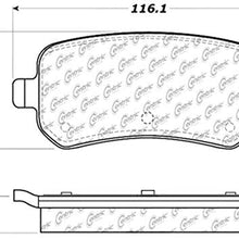 Centric (103.10210) Brake Pad, Ceramic