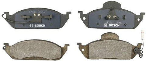 Bosch BP760 QuietCast Premium Semi-Metallic Disc Brake Pad Set For Mercedes-Benz: 1998-2003 ML320, 2003-2005 ML350, 1999 ML430; Front