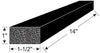 Steele Rubber Products Edge Trim for RV Hatch Seals - Sold and Priced Individually - 70-3910-207