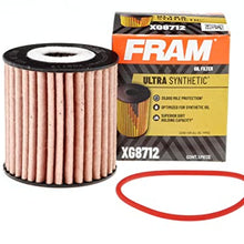 FRAM Ultra Synthetic Automotive Replacement Oil Filter, Designed for Synthetic Oil Changes Lasting up to 20k Miles, XG8712 (Pack of 1)