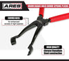 ARES 18022 - Drum Brake Hold Down Spring Pliers - High Strength Integral Head Design - Curved Neck for Easy Access and Nearly Universal Use