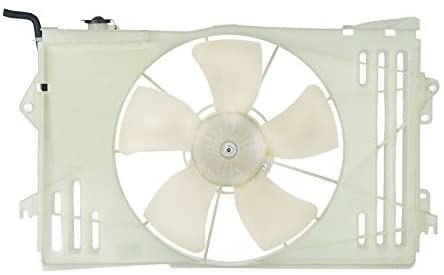 Rareelectrical NEW DUAL RADIATOR AND CONDENSER FAN COMPATIBLE WITH TOYOTA COROLLA 2003-2005 TO3115125