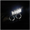 Spec-D Tuning 2LHP-ACD03JM-TM Honda Accord Halo Led Projector Headlights Black Pair