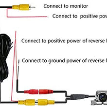 aSATAH Hawk Eye Car Rear View Camera for Ford Edge/Ford Edge Sport/Ford Edge Limited & HD CCD Night Vision Waterproof and Shockproof Reversing Backup Camera (Hawk Eye)