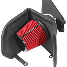 Spectre Performance Air Intake Kit with Washable Air Filter: 2005-2011 Toyota (Tacoma, FJ Cruiser) 4.0L V6, Red Oiled Filter , SPE-9009
