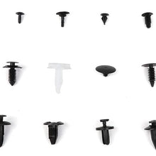 SCITOO 408Pcs Bumper Retainer Clips Kit Car Fastener Rivet Push Door Trim Panel Clips fit for GM Toyota Honda Ford Chrysler,18 Sizes