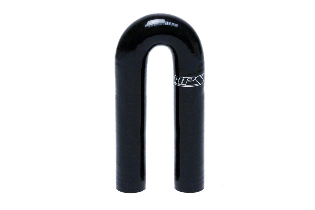 HPS Silicone 180 Degree Elbow Coupler Hose HTSEC180-075-BLK, Black