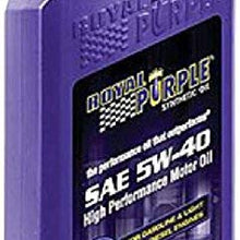 Royal Purple 06540-6PK API-Licensed SAE 5W-40 High Performance Synthetic Motor Oil - 1 qt. (Case of 6)