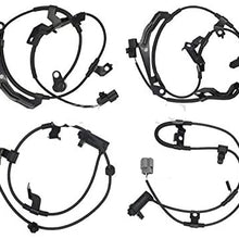 no logo RQBHD 4Pcs ABS Wheel Speed Sensor MN102573 MN102574 MN102577 MN102578 for Mitsubishi L200 Triton Pajero Montero Sport Challenger