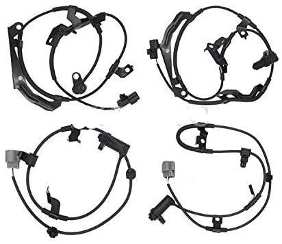 no logo RQBHD 4Pcs ABS Wheel Speed Sensor MN102573 MN102574 MN102577 MN102578 for Mitsubishi L200 Triton Pajero Montero Sport Challenger