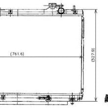 Denso 221-0511 Radiator