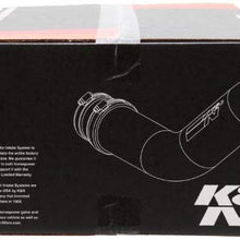 K&N Cold Air Intake Kit with Washable Air Filter: 2005-2010 Chevy Cobalt, 2.2L L4, Polished Metal Finish with Red Oiled Filter, 69-4515TS