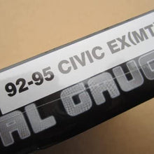92 93 94 95 Civic EX LX MT Manual Transmission 7 Color White Face LED Glow Gauges Dash Light Kit