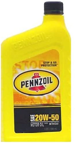 Pennzoil 5500 01-122050 1 Quart SAE 20W50 Motor Oil