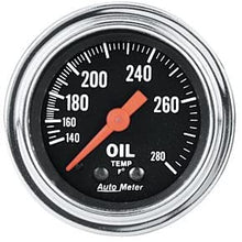AUTO METER 2441 Traditional Chrome Mechanical Oil Temperature Gauge