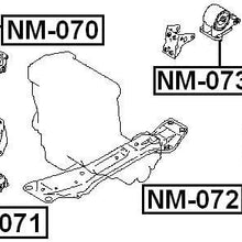 112108H305 - Right Engine Mount For Nissan