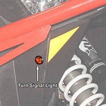 SuperATV Universal ATV/UTV Turn Signal Kit (with Column Turn Switch and Horn) - Fits Honda, Polaris, Can-Am, Kawasaki, John Deere, Arctic Cat, More