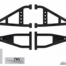 SuperATV High Clearance 1.5" Forward Offset A-Arms for Polaris Ranger Full Size XP 900 / Crew (2013+) - Black