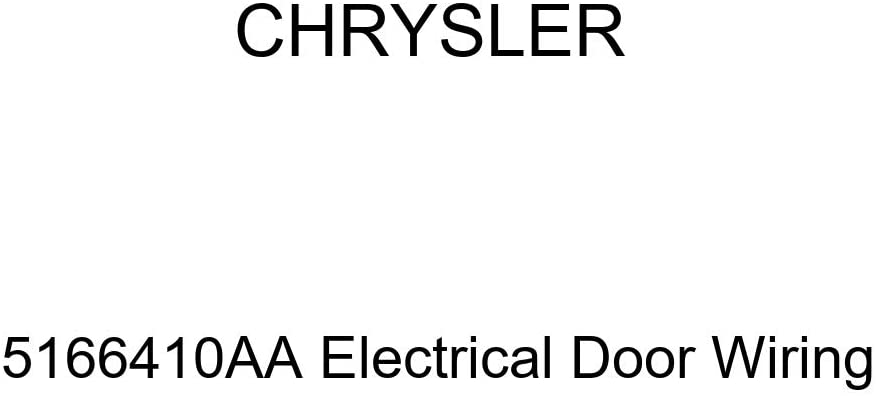 Genuine Chrysler 5166410AA Electrical Door Wiring