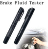 Calvas Portable Car Brake Fluid Tester Car Diagnostic Tools 5 Leds Brake Fluid Testing Tools Black