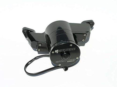 Meziere WP111S Black Billet Electric Water Pump for Small Block Ford