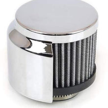 Canton Racing 65-510 Universal Valve Cover Breather with 180 Degree Chrome Plated Hood