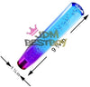 JDMBESTBOY Shift Knob Stick Crystal Transparent Bubble Purple Blue Throw Gear Shifter 20cm