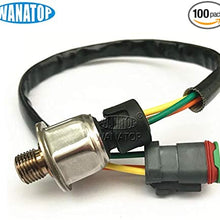 Fuel Oil Pressure Sensor 3PP6-6 224-4535 For Caterpillar CAT C15 MXS BXS NXS