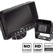 Haloview MC7611 1080P High Definition 7" Digital Wired Backup Camera System for Truck/Trailer/Bus/RV/Pickups/Camper/Van/Farm Mach(MC7611)