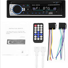 Multimedia Car Stereo – Single Din LCD, BT Audio and Calling, Built-in Microphone,FM Radio Receiver, MP3 Player, WMA, USB, Auxiliary Input, Wireless Remote Control