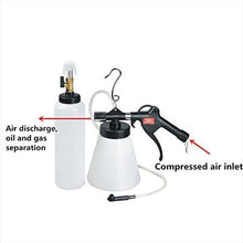 WIN.MAX Pneumatic Brake Fluid Bleeder w/4 Master Cylinder Metal Adapters 90-120 PSI American Inlet Thread Type