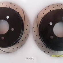 4WD Only Approved Performance F15876 - [Front & Rear Kit] Performance Drilled/Slotted Brake Rotors and Carbon Fiber Pads