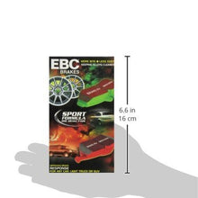 EBC Brakes DP61743 6000 Series Greenstuff Truck and SUV Brake Pad