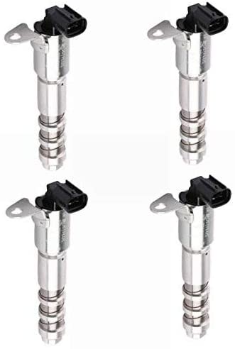 MOSTPLUS 12586722 12588943 4PCS VVT Engine Variable Timing Solenoid Set Compatible for Buick Cadillac Chevrolet GMC V6 Engine 2.8L 3.0L 3.6L